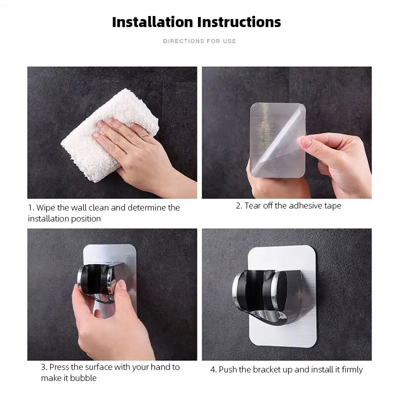 Soporte de ducha universal para pared ajustableCabezales de ducha