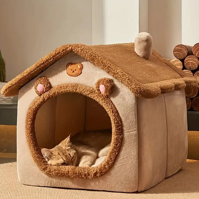 Foldable pet house