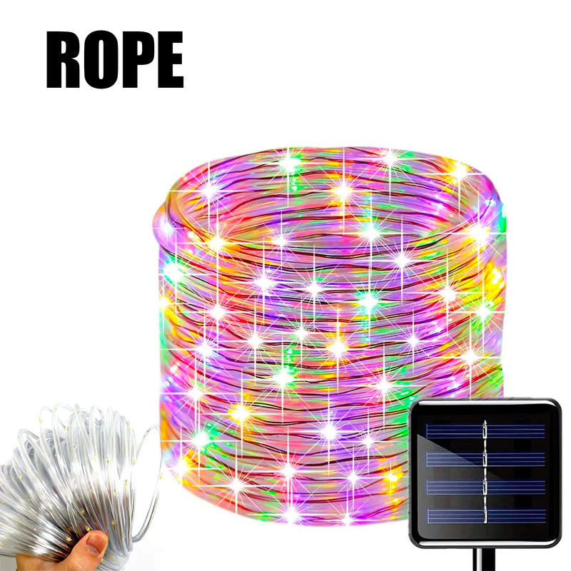 Tiras de luces LED solares para decoración al aire libreTiras LEDHome & Garden > Lighting > Light Ropes & Strings