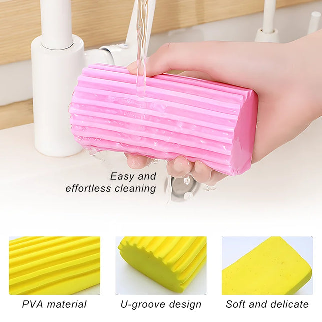 Wet PVA sponge for cleaning