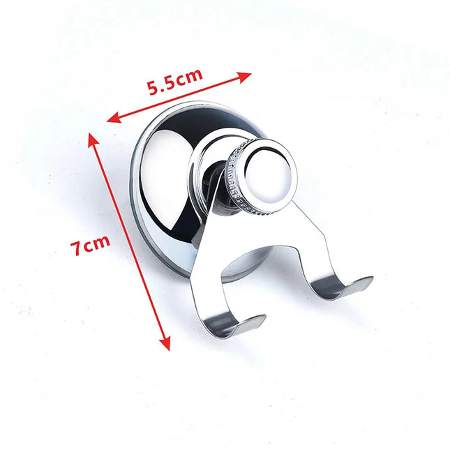 Escobilla de goma de ducha 14’’ con gancho de ventosa | Mango de acero inoxidable y hoja de siliconaEscobillasHome & Garden > Household Supplies > Household Cleaning Supplies > Scrub Brushes