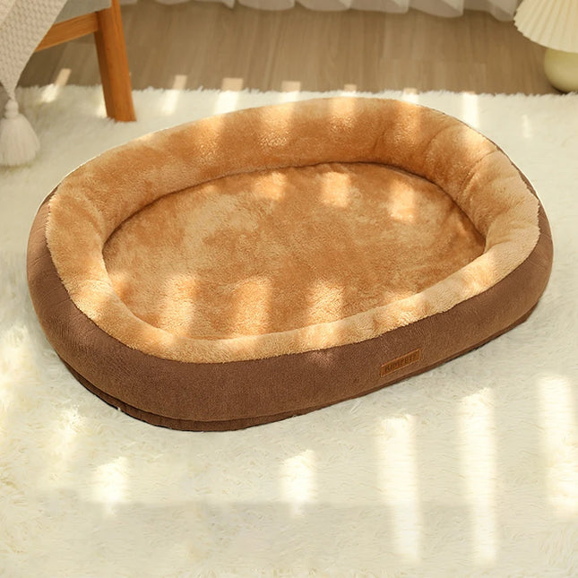 Warm bed with removable and washable cushion