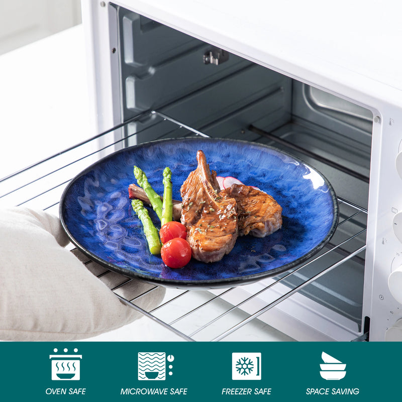 Juego de vajilla 16/32/48 piezas azul estrellado de gres con platos, cuencos y tazasVajillas completasHome & Garden > Kitchen & Dining > Tableware > Dinnerware > Dinnerware Sets