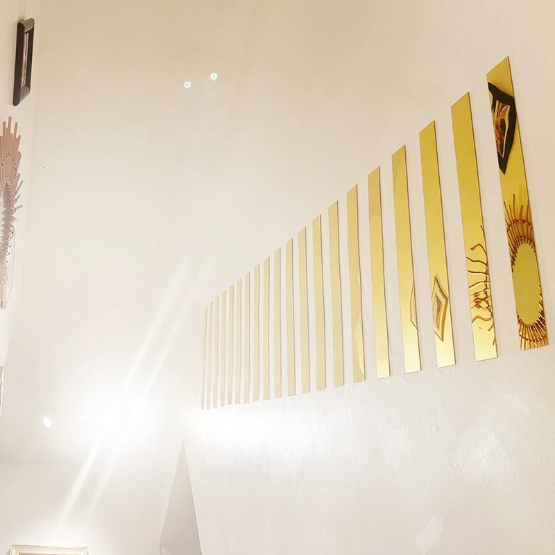 Tiras de espejo 3D acrílicas para decoraciónEspejosHome & Garden > Decor > Mirrors