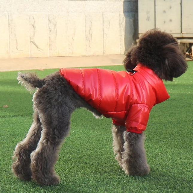 Chaleco grueso de piel sintética para mascotas