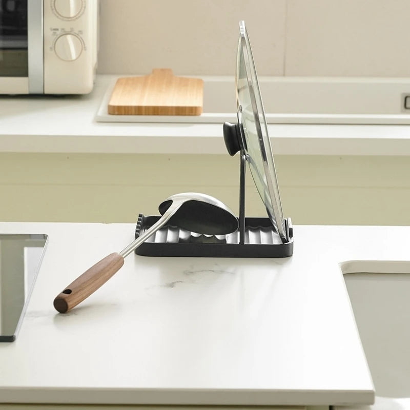 Soporte plegable multifuncional para accesorios de cocinaSoportes utensilios de cocinaHome & Garden > Kitchen & Dining > Kitchen Tools & Utensils > Kitchen Organizers > Kitchen Utensil Holders & Racks > Kitchen Utensil Holders