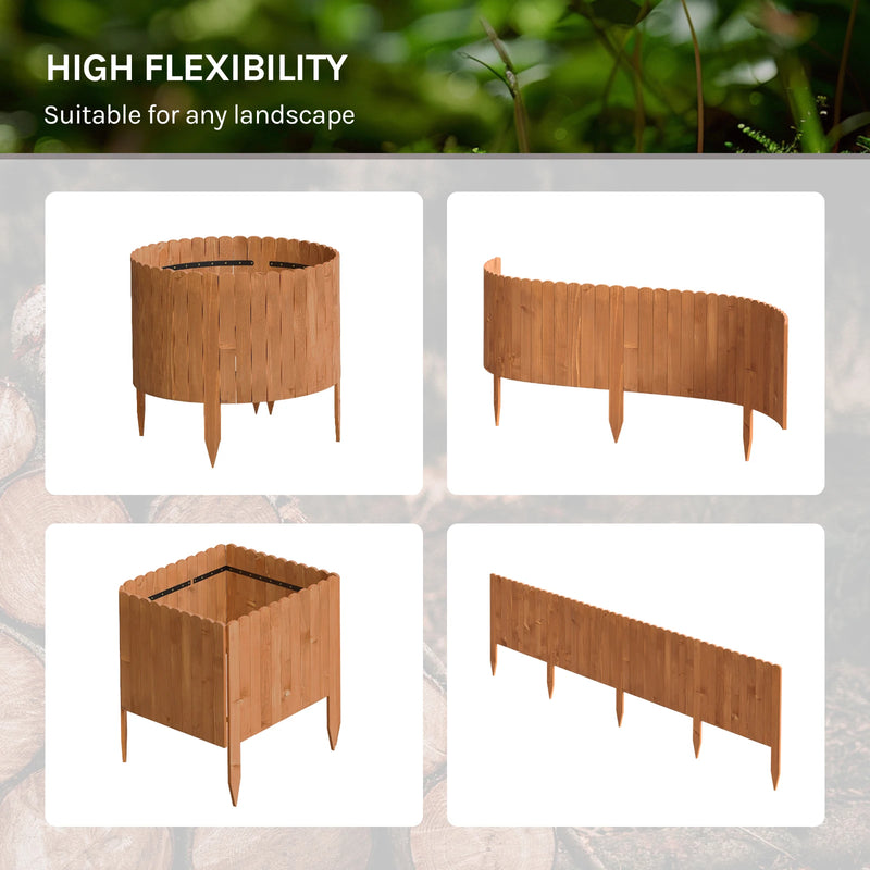 Borde de jardín flexible de madera para céspedVallasHardware > Fencing & Barriers > Garden Borders & Edging > Edging