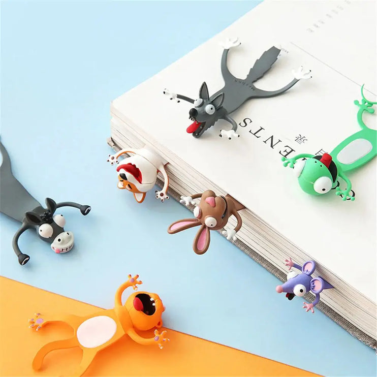 3D Cartoon Animal Bookmark