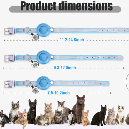 Cat collar with GPS support and QR tag