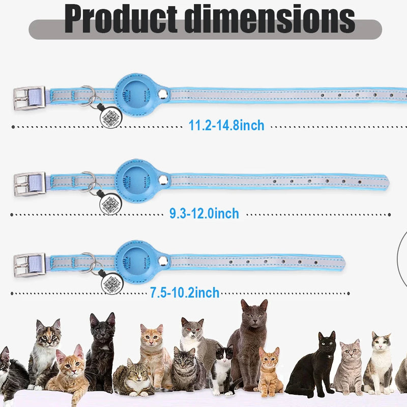 Collar para gatos con soporte gps y etiqueta QRCollaresAnimals & Pet Supplies > Pet Supplies > Pet Collars & Harnesses > GPS Collars