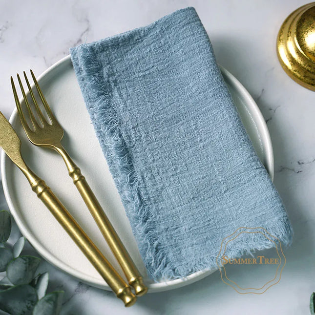 Rustic cloth napkins