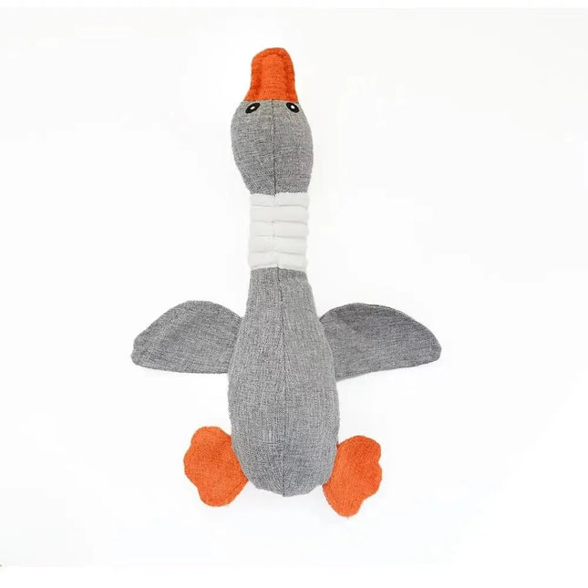 Duck Squeaky Pet Plush Toy