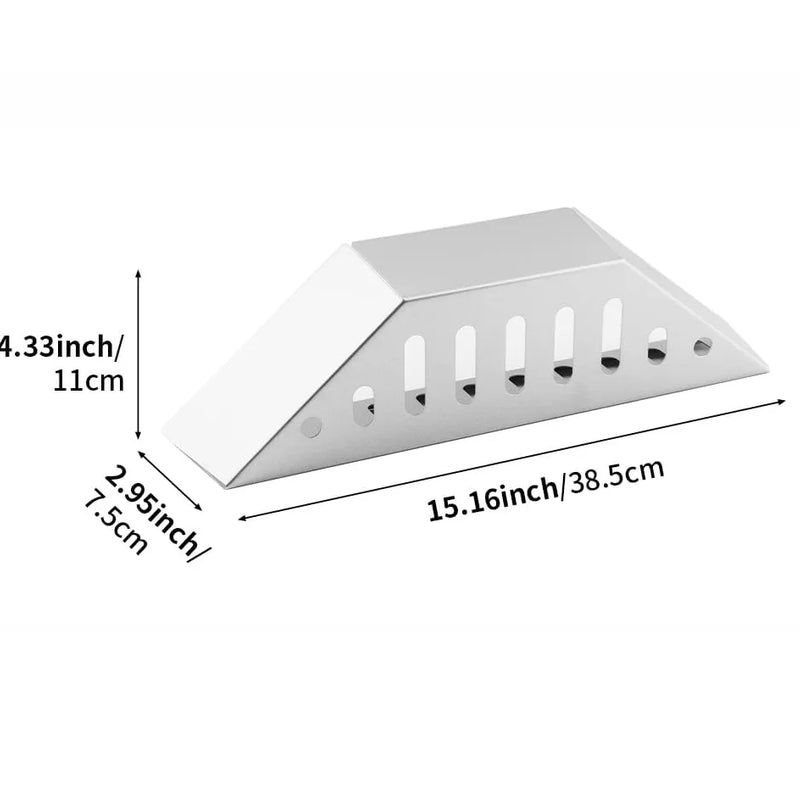 Set de 2 cestas para carbón de barbacoa | Accesorio metálico resistente, ventilación mejorada, 38,5×11×7,5 cmCestasHome & Garden > Kitchen & Dining > Kitchen Appliance Accessories > Outdoor Grill Accessories > Outdoor Grill Spits & Baskets > Outdoor Grill Baskets