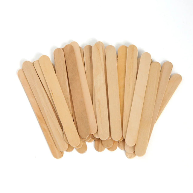 Bâtonnets en bois pour sucettes glacées 93mm