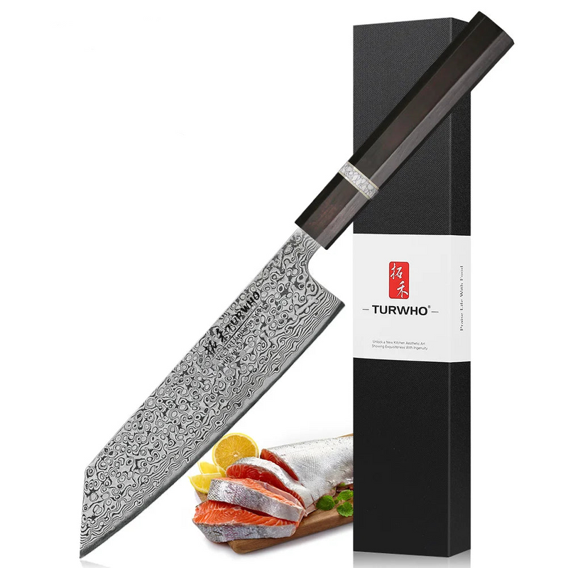 Cuchillo kiritsuke japonés de 7 pulgadas de acero Damasco forjado a manoCuchillosHome & Garden > Kitchen & Dining > Kitchen Tools & Utensils > Kitchen Knives