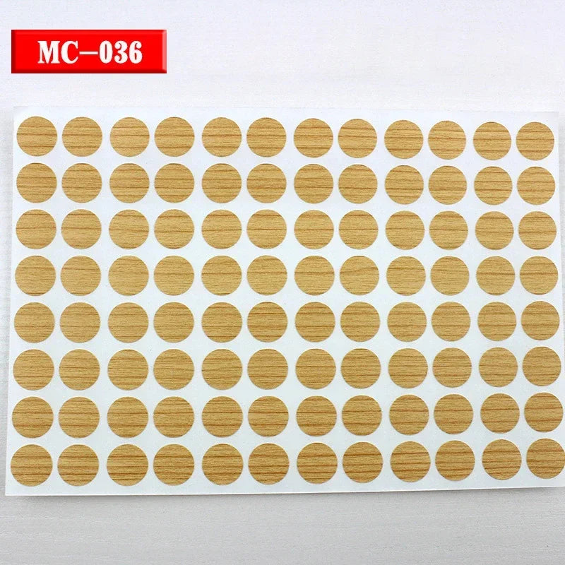 Cubiertas adhesivas para tornillos de madera pack 96 unidades 15mmProtectores para muebles