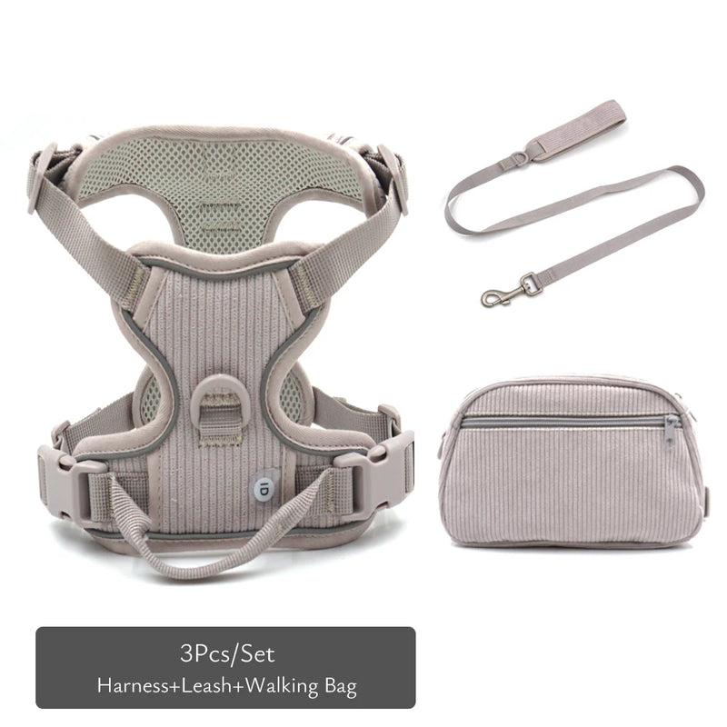 Conjunto de pana de diseño para perrosArnesesAnimals & Pet Supplies > Pet Supplies > Pet Collars & Harnesses > Harnesses