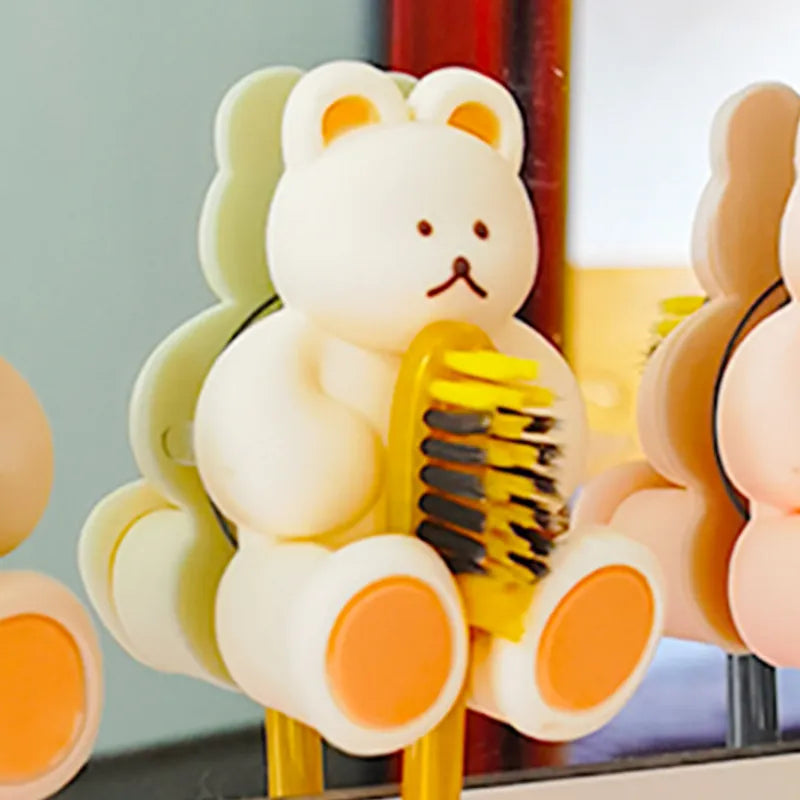 Silicone Bear Toothbrush Holder