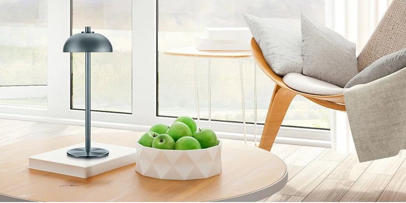 Lámpara de mesa táctil inalámbrica recargable por USB-CLámparas de mesa