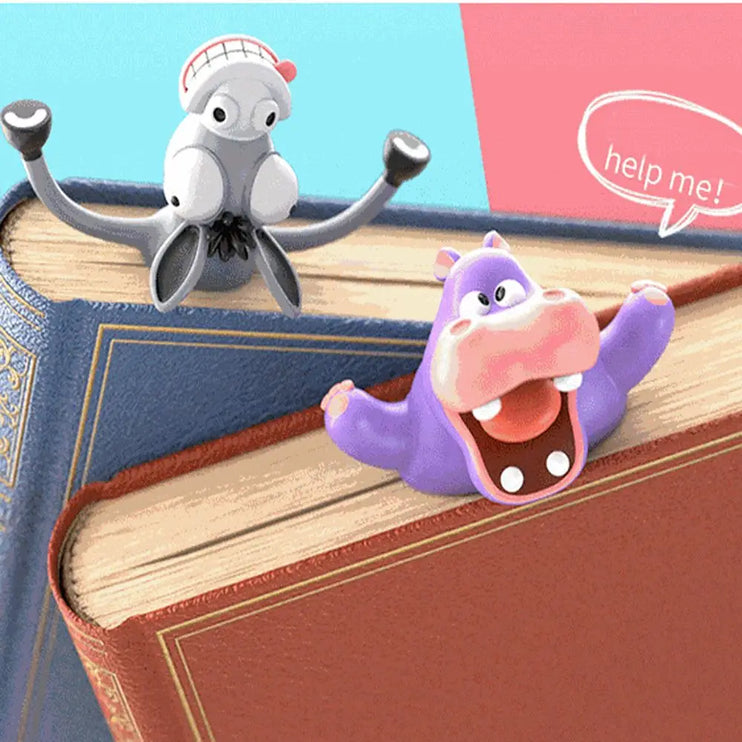 3D Cartoon Animal Bookmark