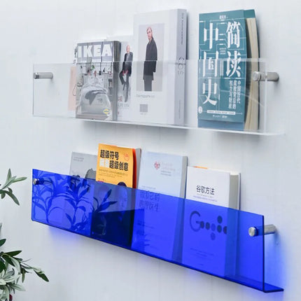 Clear Acrylic Magazine Book Rack