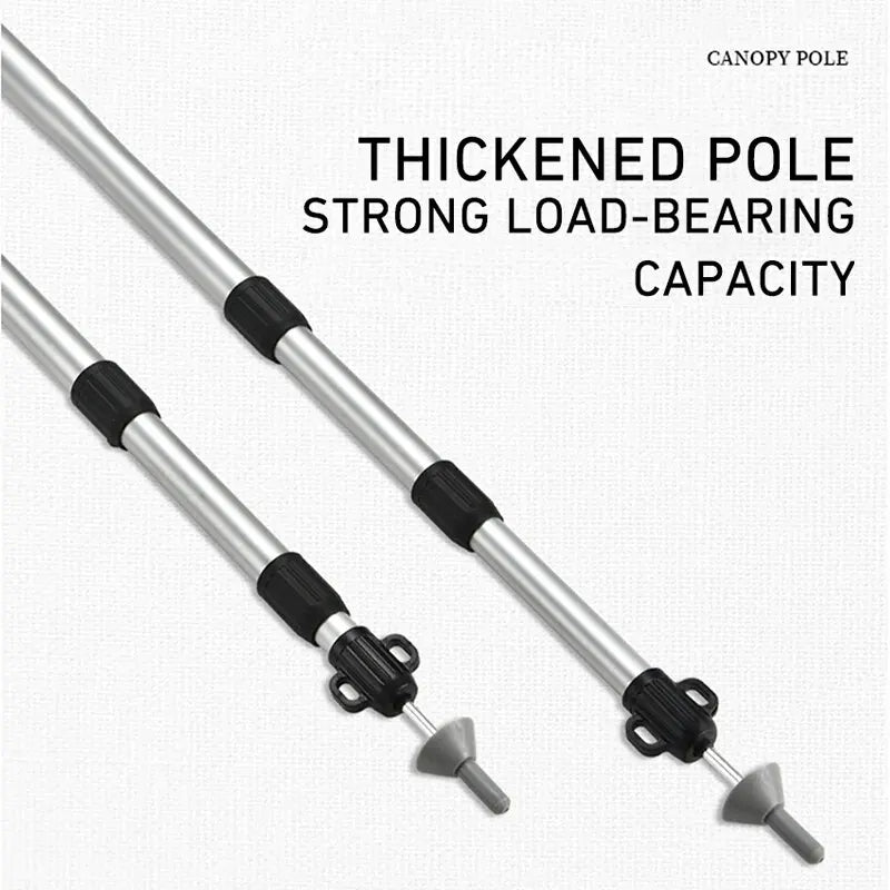 2 Postes telescópicos para toldo de camping | Aleación de aluminio, 95–235 cm, 3 seccionesPostesSporting Goods > Outdoor Recreation > Camping & Hiking > Tent Accessories > Tent Poles & Stakes > Tent Poles