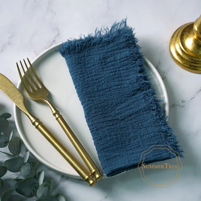 Rustic cloth napkins