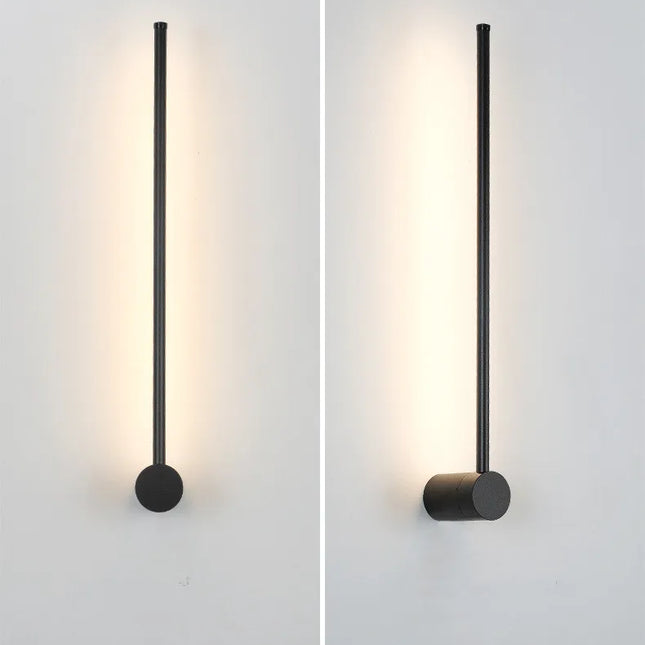 Minimalist LED rotating wall lamp