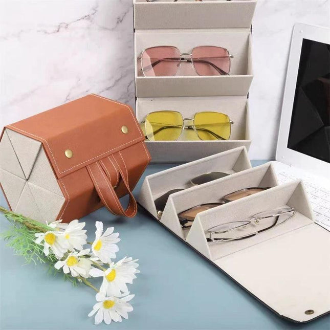 Foldable and Portable Wall Sunglasses Case