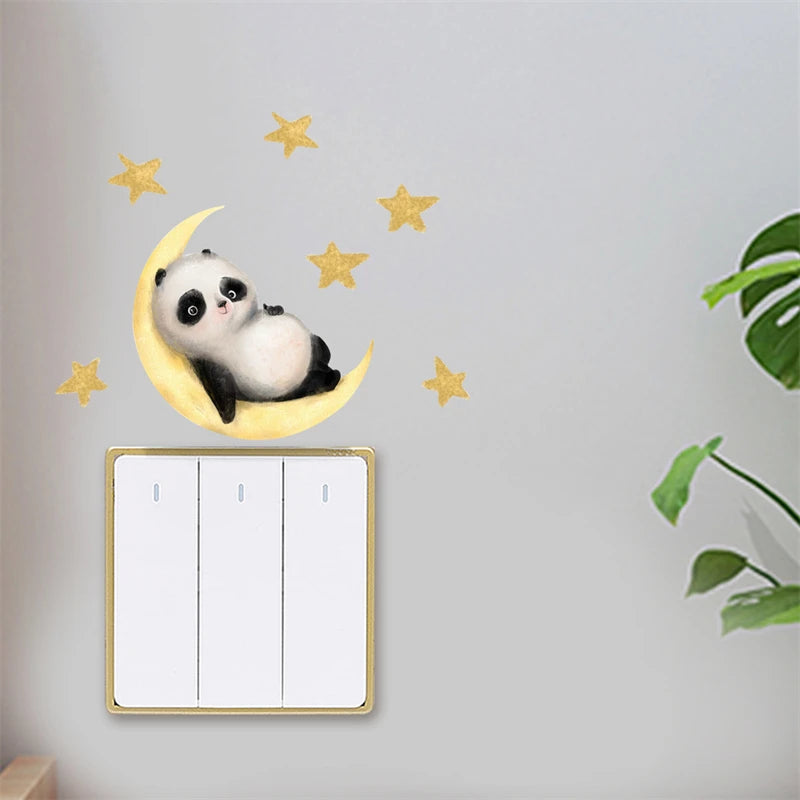 Pegatina fluorescente de animales para interruptorAdhesivos