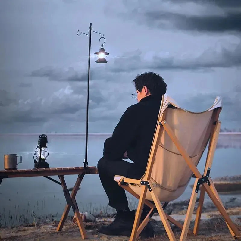 Soporte plegable para linterna de camping | Aleación de aluminio, 4 secciones y altura ajustableColgadoresUncategorized