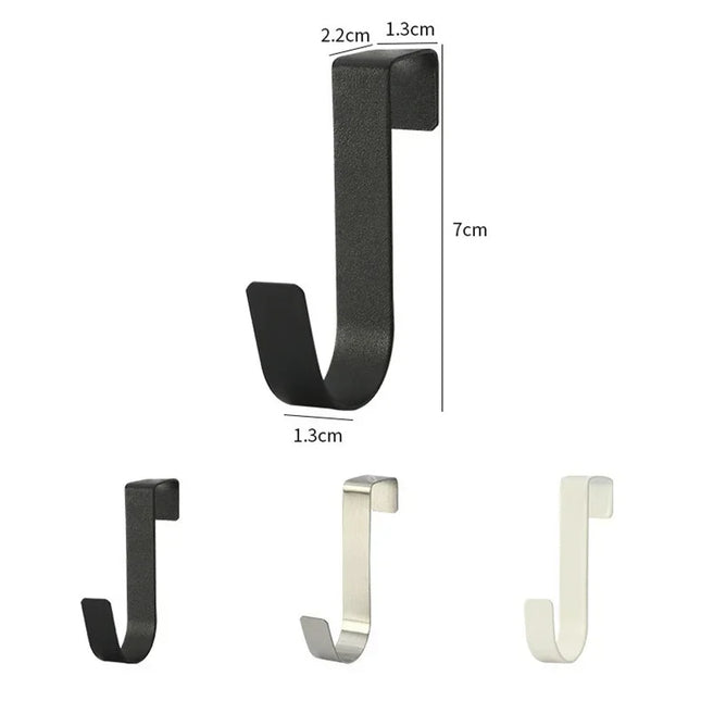 S-shaped metal door hooks