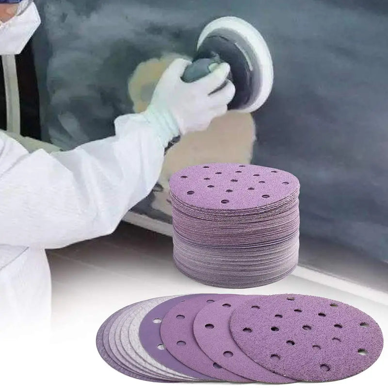 Discos de lijado de 6 pulgadas grano 60-2000 con 17 agujeros para lijadora orbital 150mmLijasHardware > Tool Accessories > Sanding Accessories > Sandpaper & Sanding Sponges > Sanding Pads