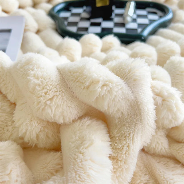 Warm Rabbit Plush Blankets