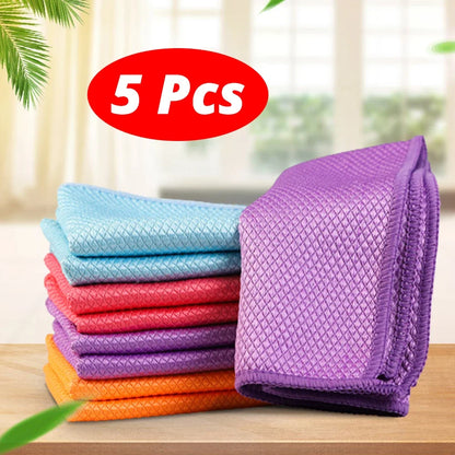 Paños de limpieza estilo escamas pack 5 unidades