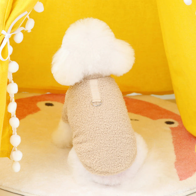 Pull d'hiver en peluche pour chiens