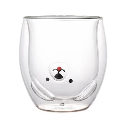 Vaso de vidrio de doble capa con diseño de animalesVasosHome & Garden > Kitchen & Dining > Tableware > Drinkware > Tumblers