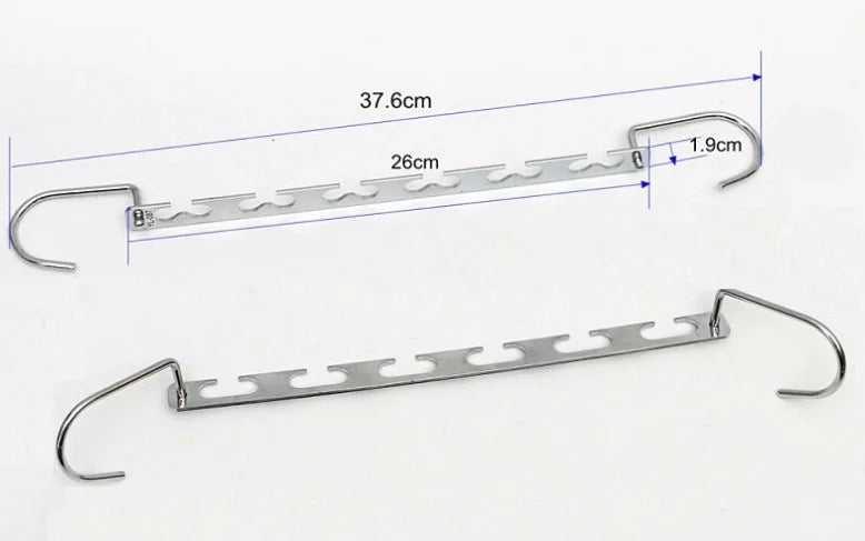 Optimizador de espacio para colgar ropaPerchas
