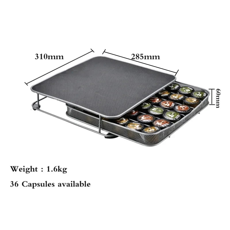 Soporte de almacenamiento para cápsulas de caféPortacápsulas