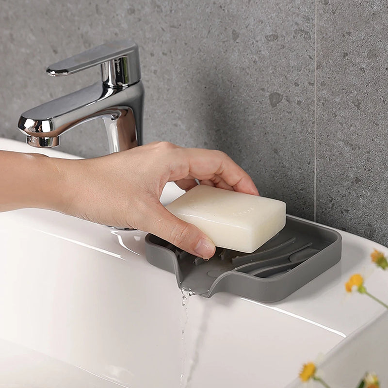 Bandeja de silicona con escurridor para fregaderoAccesorios para fregadero