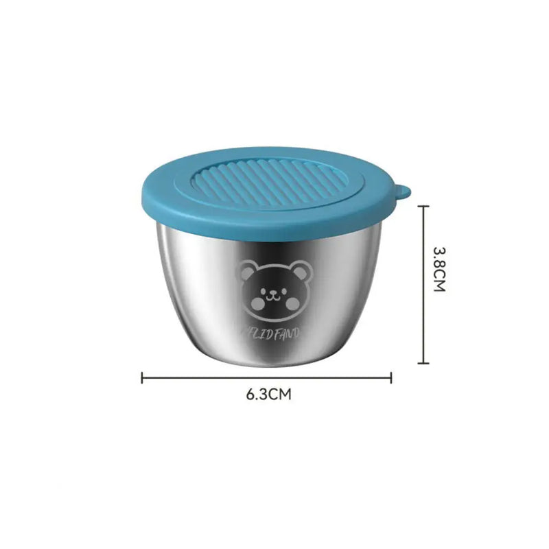 Salsera en acero inoxidable con tapa de silicona | 50 ml, hermético y portátilSalserasHome & Garden > Kitchen & Dining > Tableware > Serveware > Gravy Boats