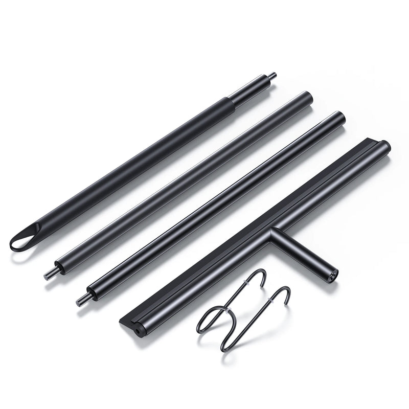 Escurridor de suelo ancho 15,5’’ | Escoba con hoja de silicona y mango largo de acero inoxidable 133 cmEscobillasHome & Garden > Household Supplies > Household Cleaning Supplies > Household Cleaning Products > Glass & Surface Cleaners