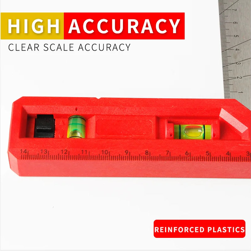 Escuadra de carpintero con nivelEscuadrasHardware > Tools > Measuring Tools & Sensors > Squares > Framing Squares