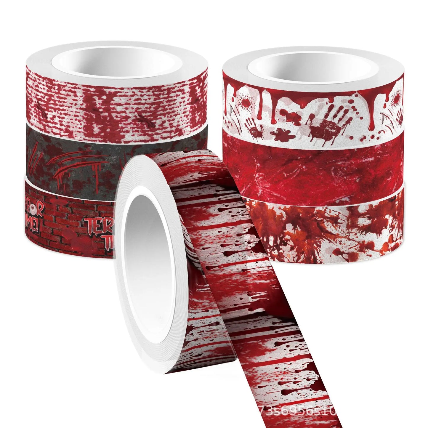 Rollos de cinta washi transparentes para Halloween