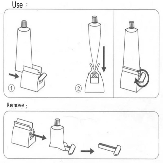 Toothpaste squeezer dispenser