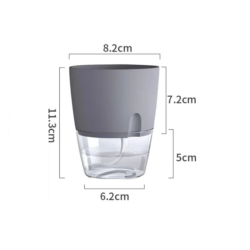 Maceta hidropónica de dos capas autorriegoMacetas