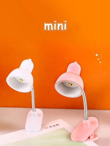 Mini clip-on LED reading light