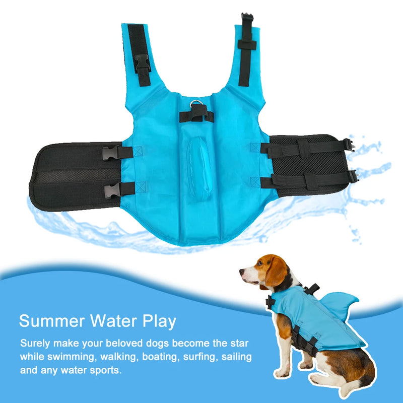 Chaleco salvavidas con aleta de tiburón para perrosAccesoriosAnimals & Pet Supplies > Pet Supplies > Pet Apparel > Pet Safety Vests