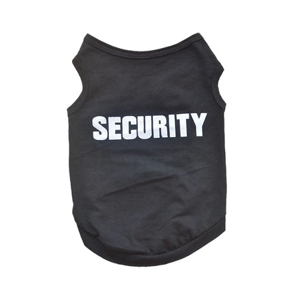 Camiseta ¨Security¨ de verano para mascotas