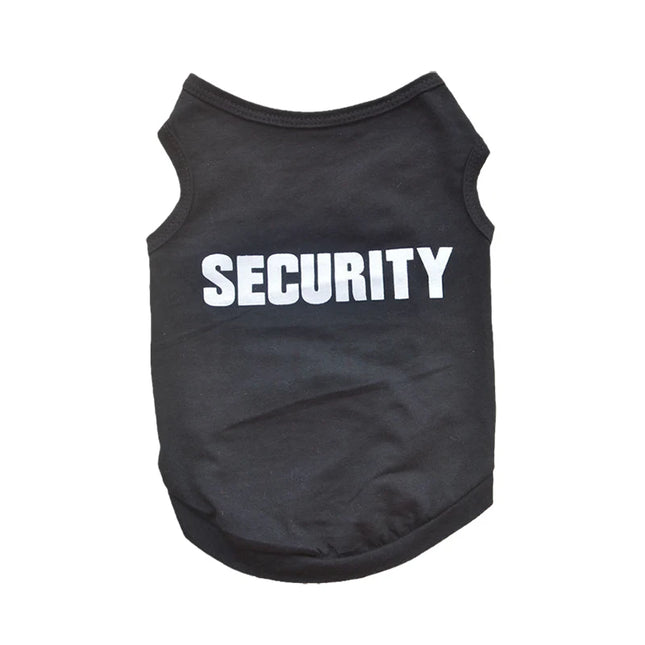 Camiseta ¨Security¨ de verano para mascotas